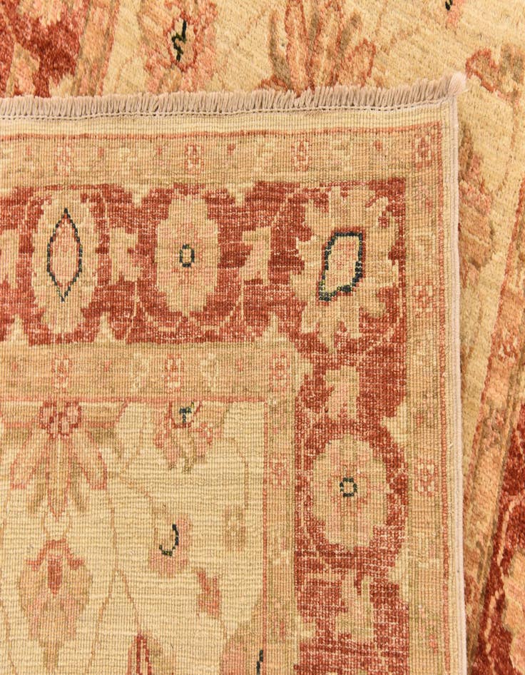 Detail image of 2' 7 x 9' 6  Hand Knotted Peshawar Ziegler Runner Rug