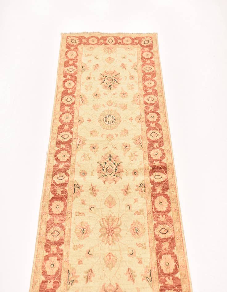 Detail image of 2' 7 x 9' 6  Hand Knotted Peshawar Ziegler Runner Rug