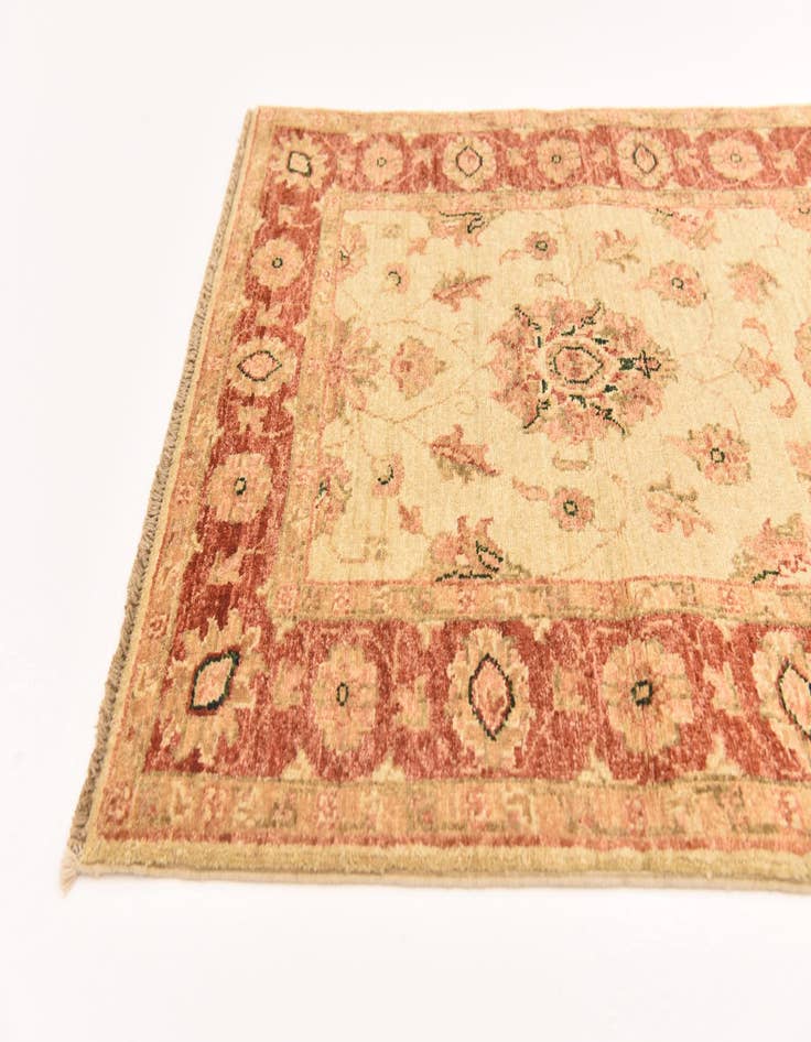 Detail image of 2' 7 x 9' 6  Hand Knotted Peshawar Ziegler Runner Rug