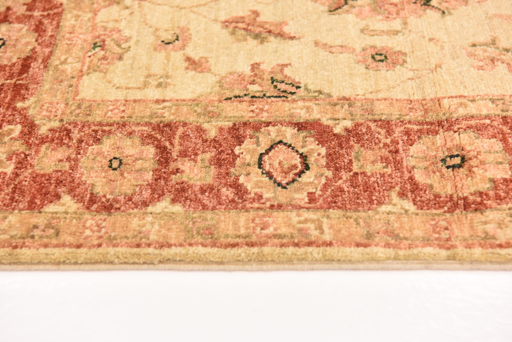 2' 7 x 9' 6 Hand Knotted Peshawar Ziegler Runner Rug