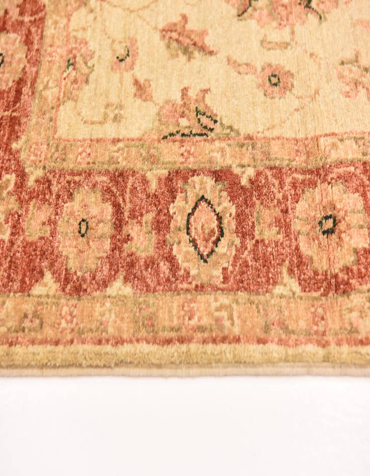 Detail image of 2' 7 x 9' 6  Hand Knotted Peshawar Ziegler Runner Rug