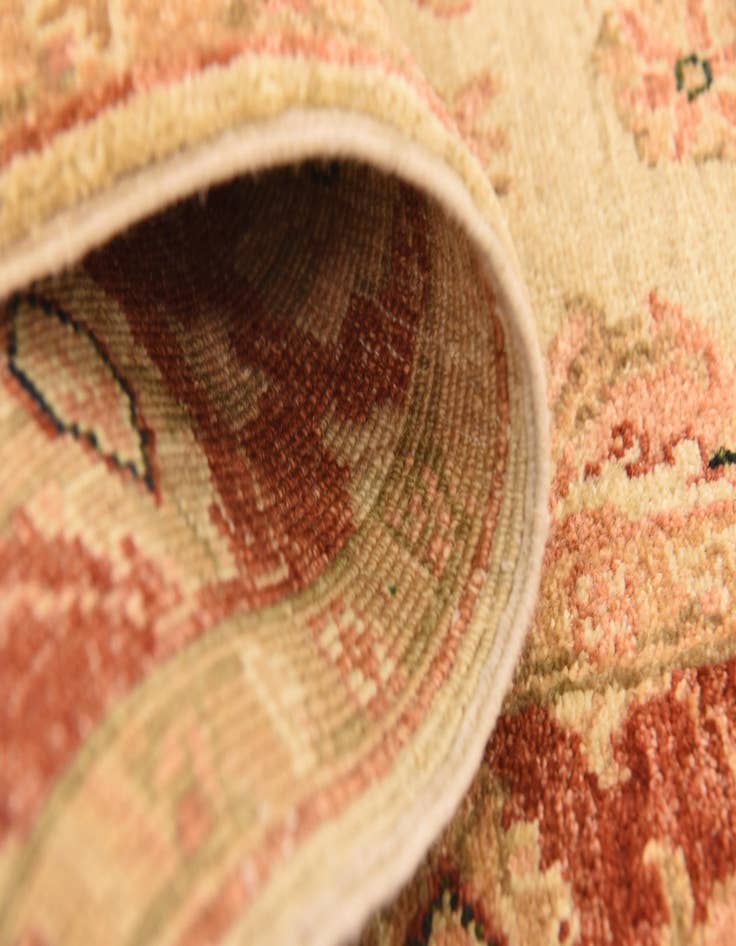 Detail image of 2' 7 x 9' 6  Hand Knotted Peshawar Ziegler Runner Rug