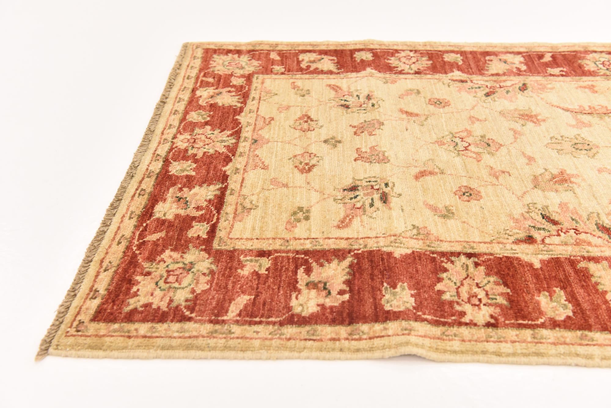 2' 7 x 9' 7 Hand Knotted Peshawar Ziegler Runner Rug