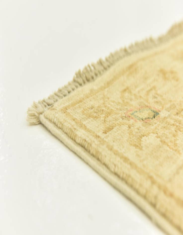 Detail image of 2' 8 x 9' 10  Hand Knotted Peshawar Ziegler Wool Runner Rug