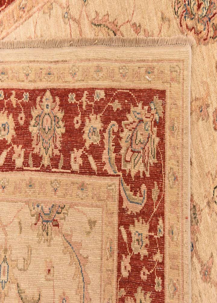 4' 10 x 14' 9 Hand Knotted Peshawar Ziegler Runner Rug