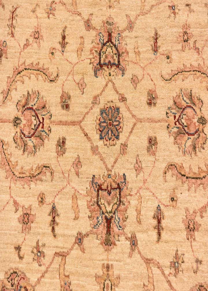 4' 10 x 14' 9 Hand Knotted Peshawar Ziegler Runner Rug