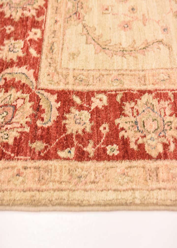 4' 10 x 14' 9 Hand Knotted Peshawar Ziegler Runner Rug