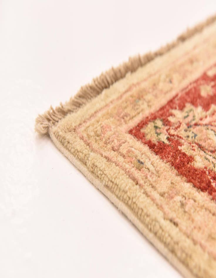 Detail image of 4' 10 x 14' 9  Hand Knotted Peshawar Ziegler Runner Rug
