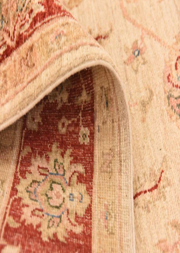 4' 10 x 14' 9 Hand Knotted Peshawar Ziegler Runner Rug