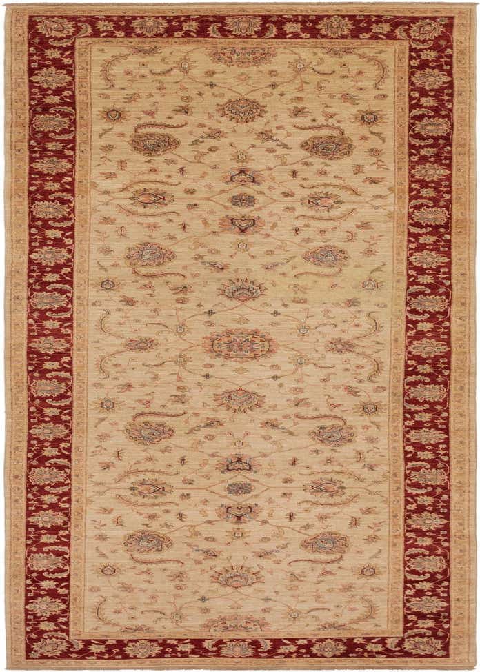 4' 10 x 14' 9 Hand Knotted Peshawar Ziegler Runner Rug