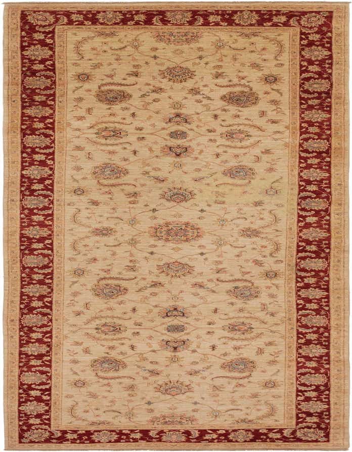 4' 10 x 14' 9 Hand Knotted Peshawar Ziegler Runner Rug