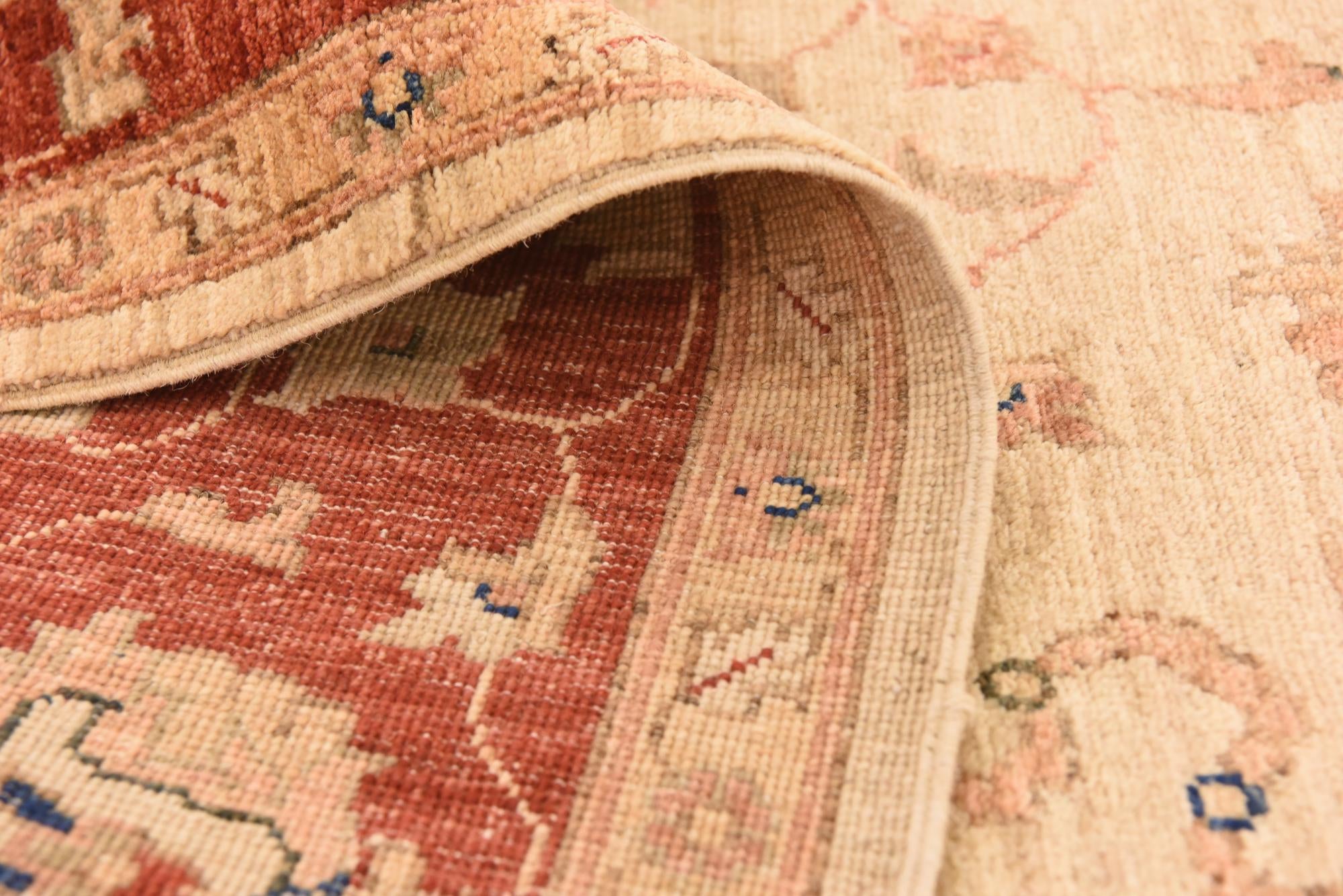 5' 6 x 19' 8 Hand Knotted Peshawar Ziegler Runner Rug