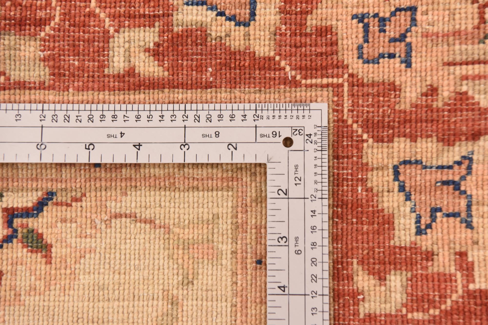 5' 6 x 19' 8 Hand Knotted Peshawar Ziegler Runner Rug