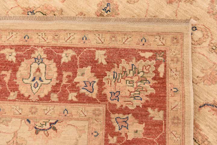 5' 6 x 19' 8 Hand Knotted Peshawar Ziegler Runner Rug
