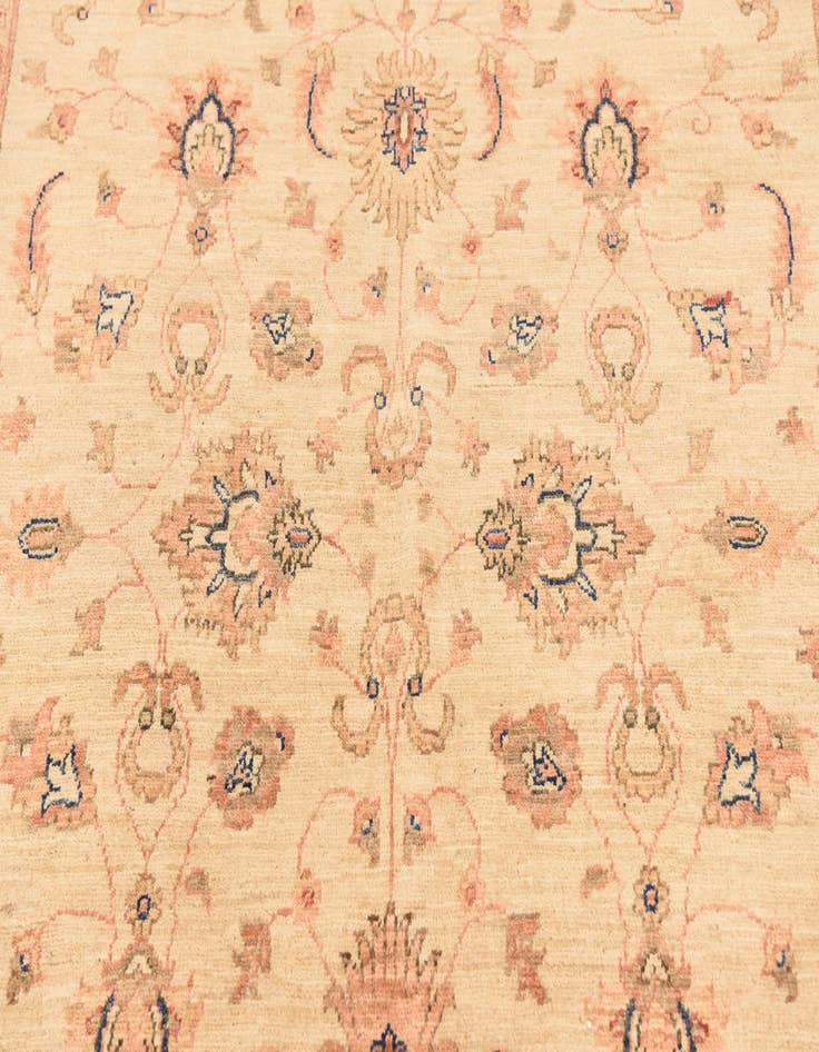 Detail image of 5' 6 x 19' 8 Hand Knotted Peshawar Ziegler Runner Rug