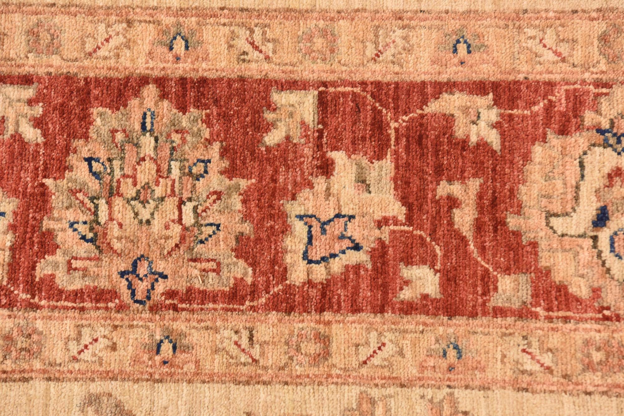 5' 6 x 19' 8 Hand Knotted Peshawar Ziegler Runner Rug