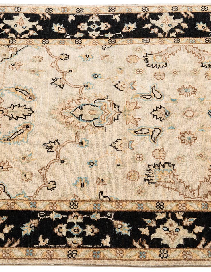 Detail image of 3' 3 x 17' 1  Hand Knotted Peshawar Ziegler Runner Rug
