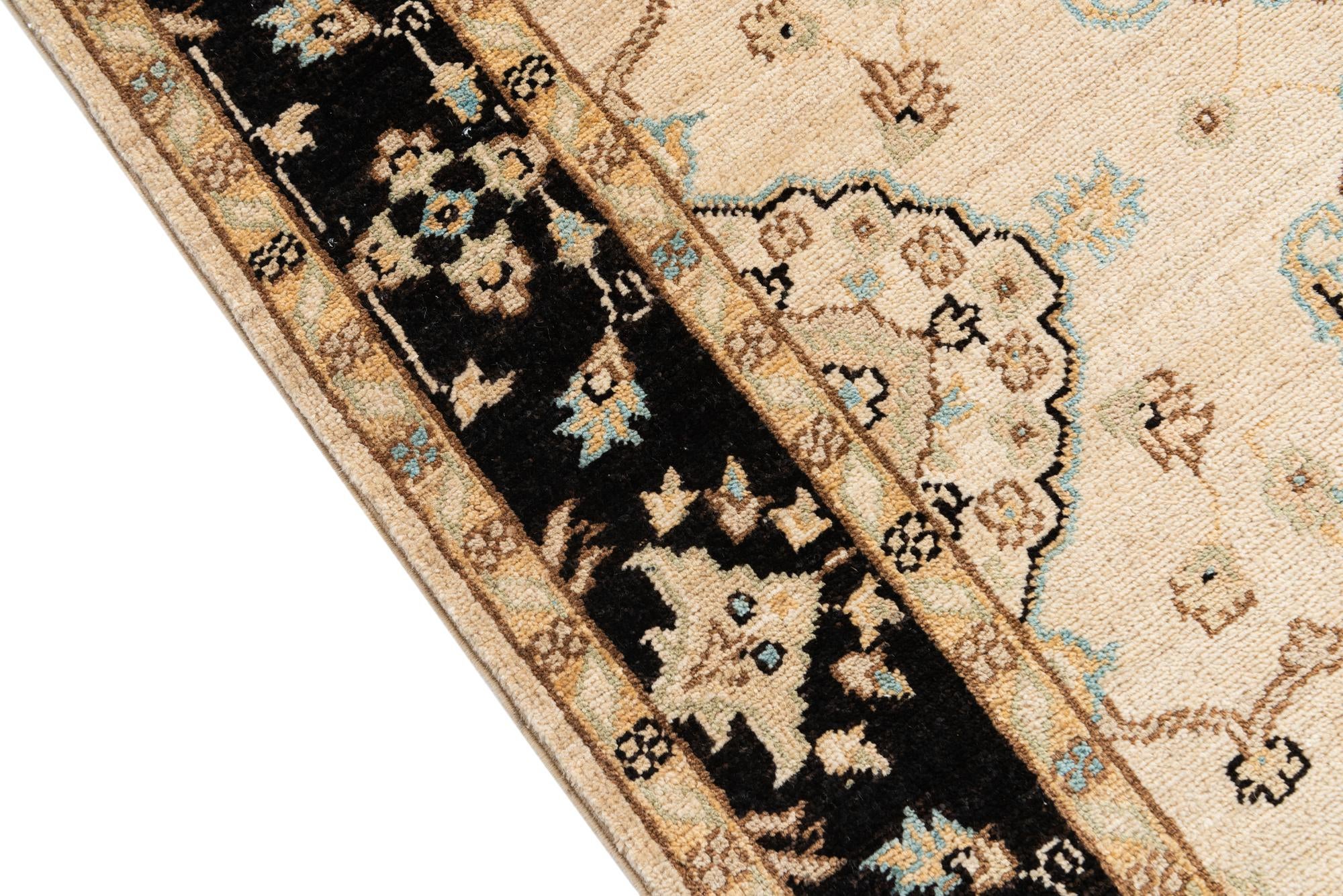 3' 3 x 17' 1 Hand Knotted Peshawar Ziegler Runner Rug