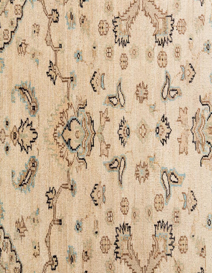 Detail image of 3' 3 x 17' 1  Hand Knotted Peshawar Ziegler Runner Rug