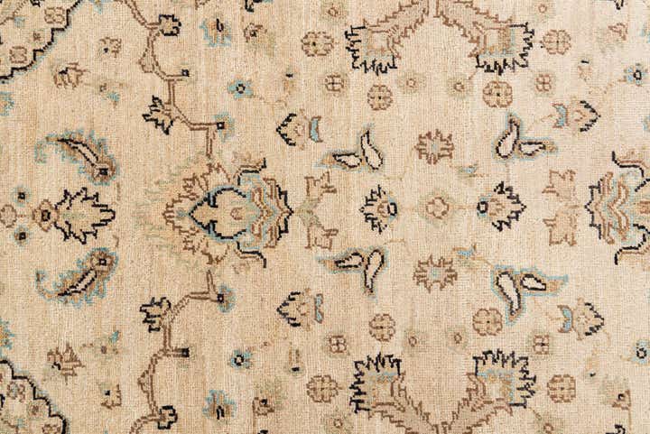3' 3 x 17' 1 Hand Knotted Peshawar Ziegler Runner Rug