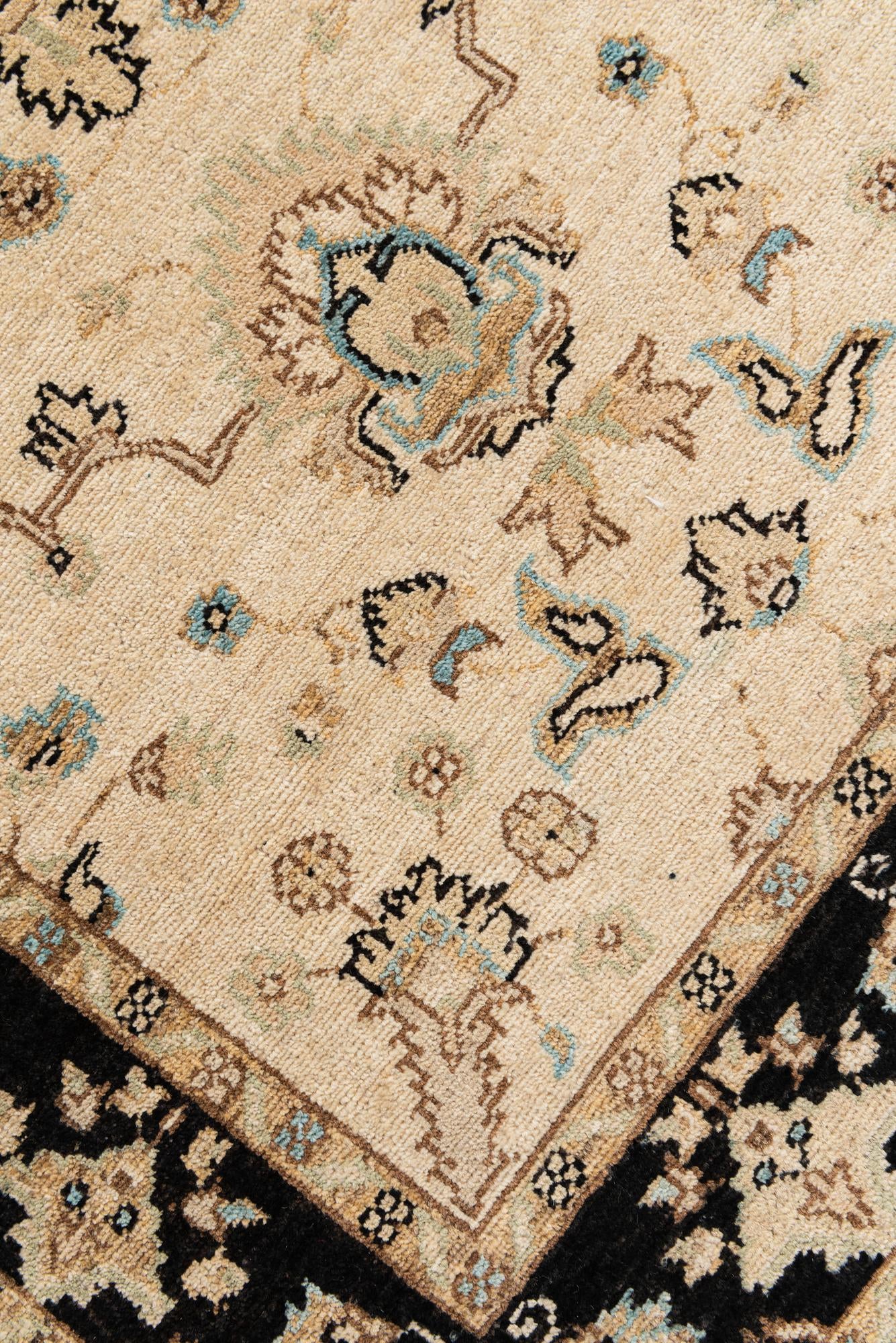 3' 3 x 17' 1 Hand Knotted Peshawar Ziegler Runner Rug