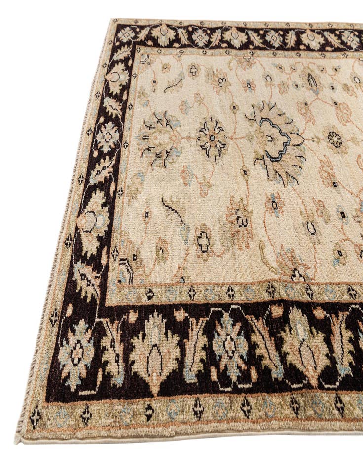 Detail image of 3' x 19' 4  Hand Knotted Peshawar Ziegler Runner Rug