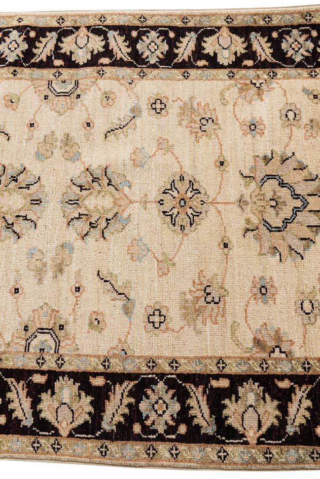 Detail image of 3' x 19' 4 Hand Knotted Peshawar Ziegler Runner Rug