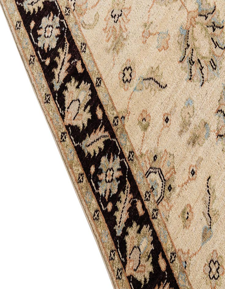 Detail image of 3' x 19' 4  Hand Knotted Peshawar Ziegler Runner Rug