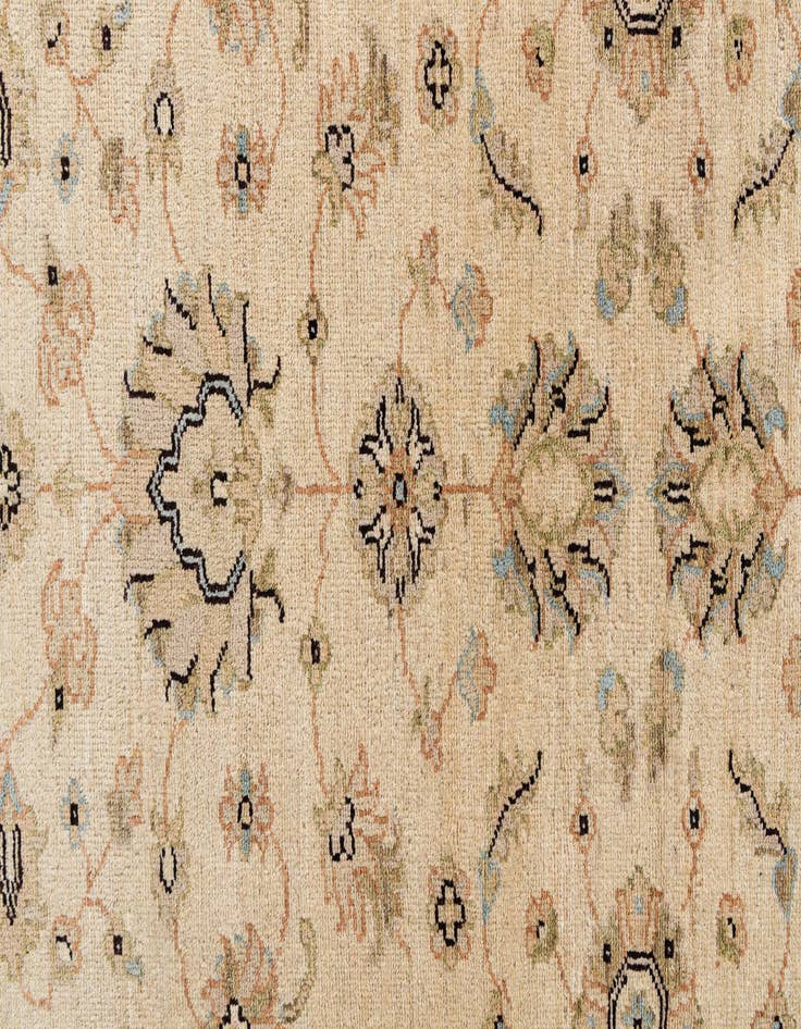 Detail image of 3' x 19' 4  Hand Knotted Peshawar Ziegler Runner Rug