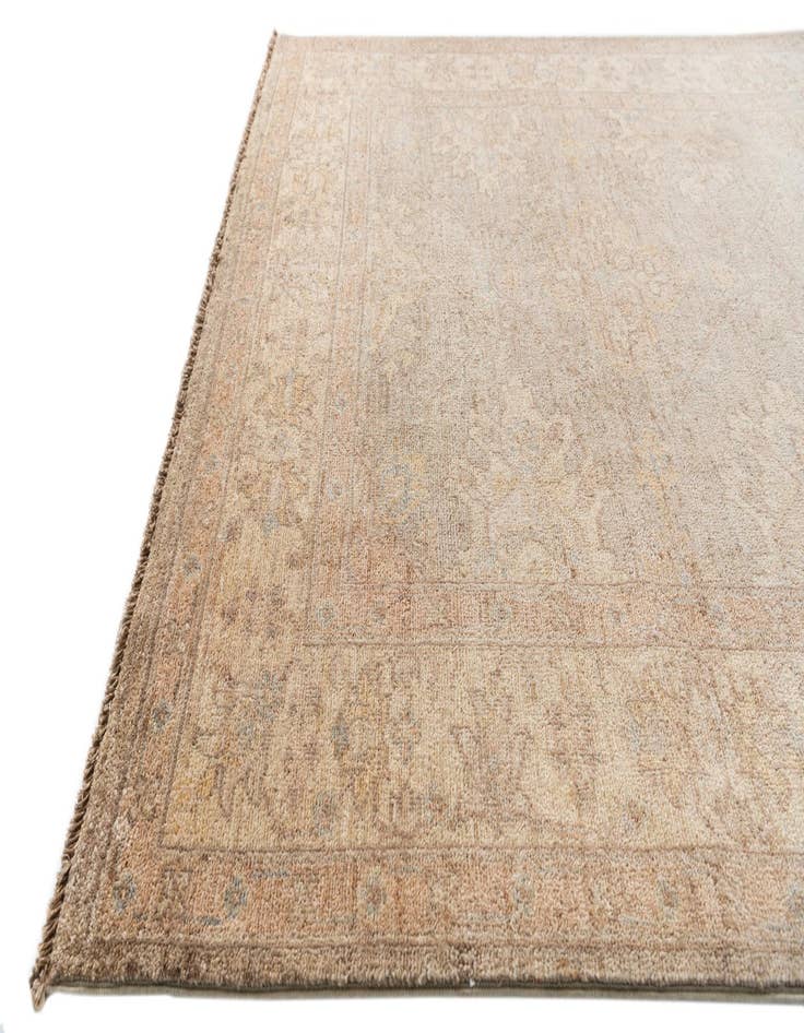 Detail image of 4' 1 x 19'  Hand Knotted Peshawar Ziegler Runner Rug