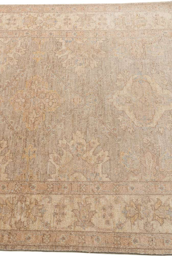 4' 1 x 19' Hand Knotted Peshawar Ziegler Runner Rug