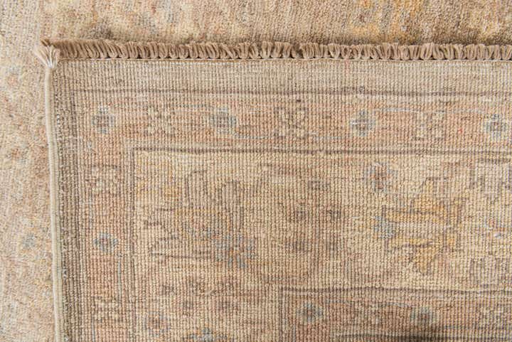 4' 1 x 19' Hand Knotted Peshawar Ziegler Runner Rug