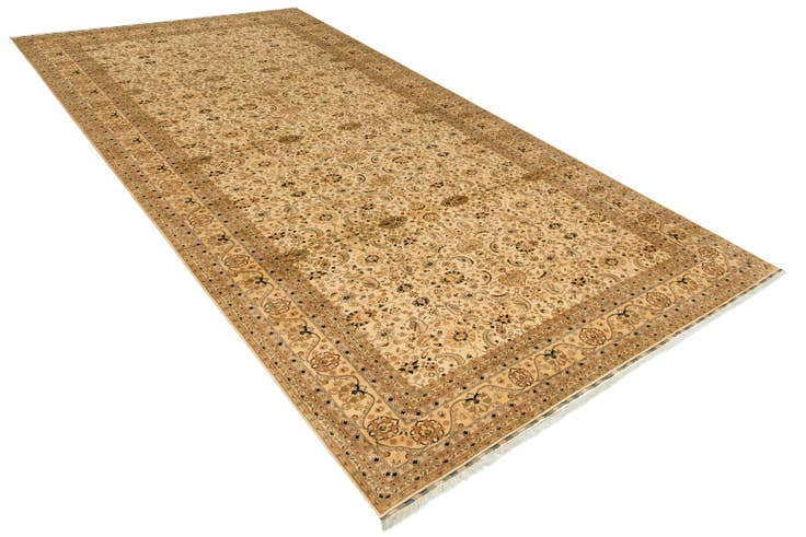 Detail image of 13' 3 x 26' 3 Hand Knotted Peshawar Ziegler Runner Rug
