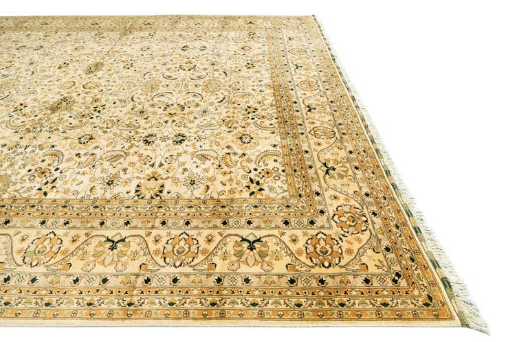 Detail image of 13' 3 x 26' 3 Hand Knotted Peshawar Ziegler Runner Rug