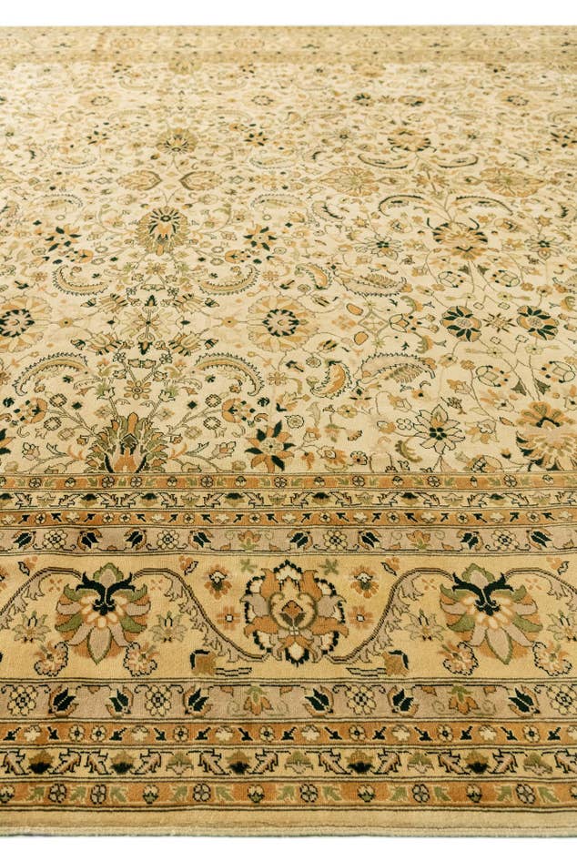 Detail image of 13' 3 x 26' 3 Hand Knotted Peshawar Ziegler Runner Rug