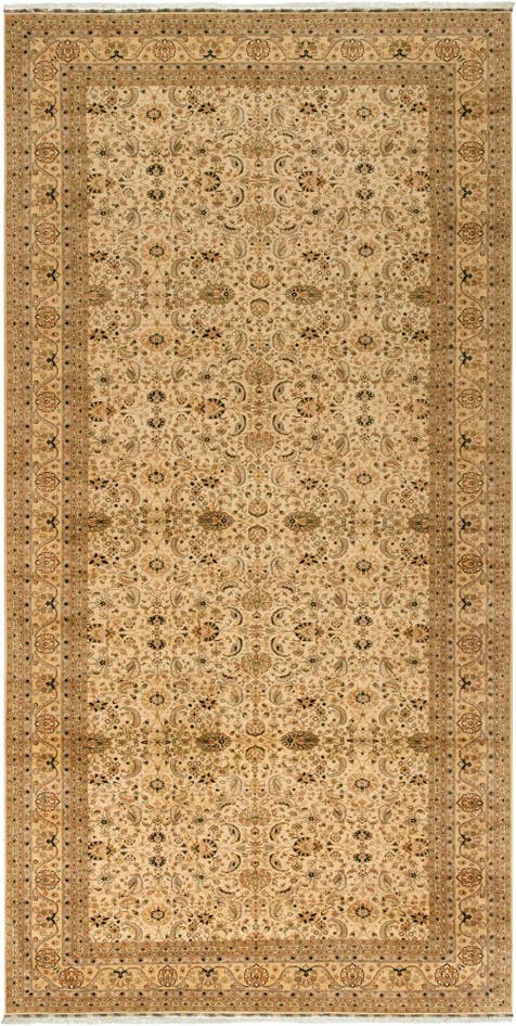 Detail image of 13' 3 x 26' 3 Hand Knotted Peshawar Ziegler Runner Rug