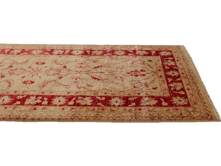 2' 10 x 11' 10 Hand Knotted Peshawar Ziegler Runner Rug
