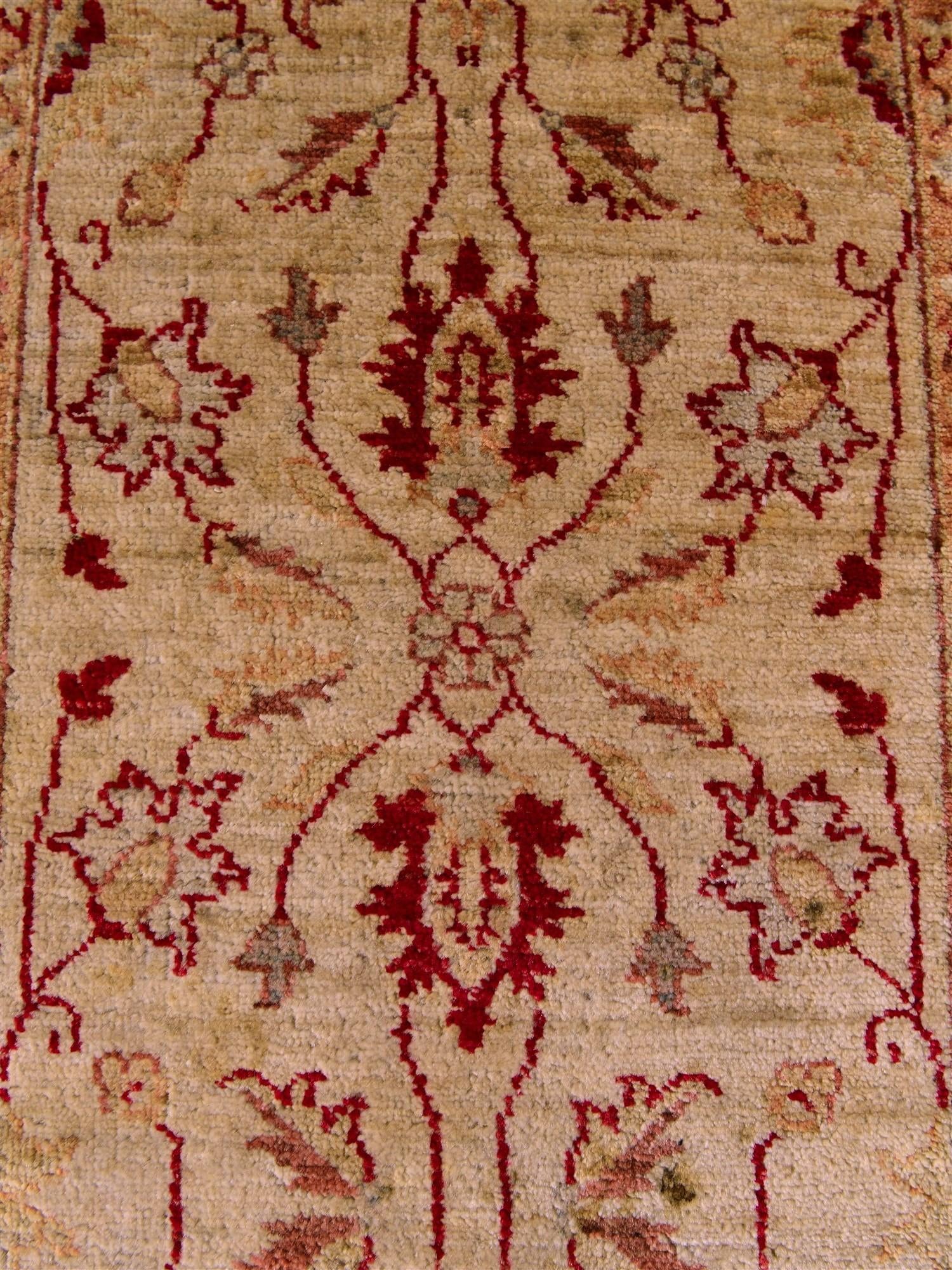 2' 10 x 11' 10 Hand Knotted Peshawar Ziegler Runner Rug