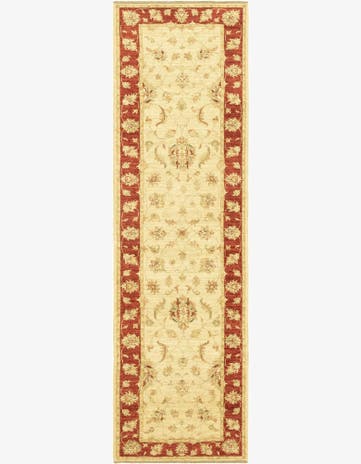 2' 9 x 9' 10 Hand Knotted Peshawar Ziegler Runner Rug