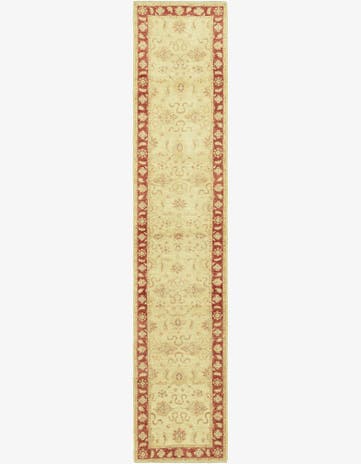 3' 1 x 16' 3 Hand Knotted Peshawar Ziegler Runner Rug
