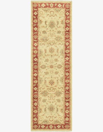 3' x 9' 7 Hand Knotted Peshawar Ziegler Runner Rug