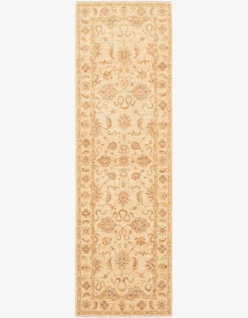 2' 11 x 10' 2 Hand Knotted Peshawar Ziegler Runner Rug