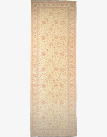7' 4 x 21' 7 Hand Knotted Peshawar Ziegler Oriental Runner Rug