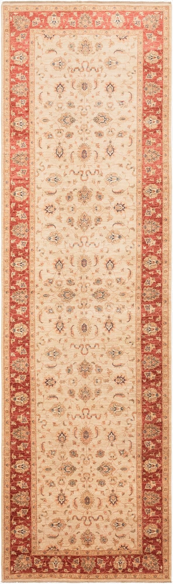 5' 6 x 19' 8  Hand Knotted Peshawar Ziegler Runner Rug