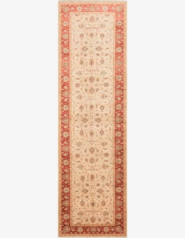 5' 6 x 19' 8 Hand Knotted Peshawar Ziegler Runner Rug