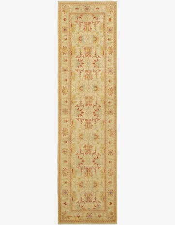 2' 7 x 10' 4 Hand Knotted Peshawar Ziegler Runner Rug