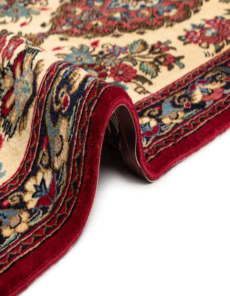 Detail image of 2' 7 x 6' 9  Hand Knotted Qom Persian Runner Rug