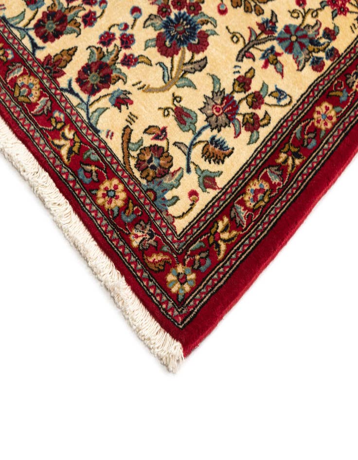 Detail image of 2' 8 x 6' 5  Hand Knotted Qom Persian Runner Rug