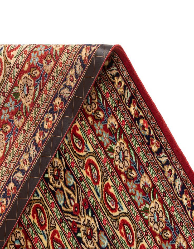 Detail image of 2' 6 x 6' 5  Hand Knotted Qom Persian Runner Rug