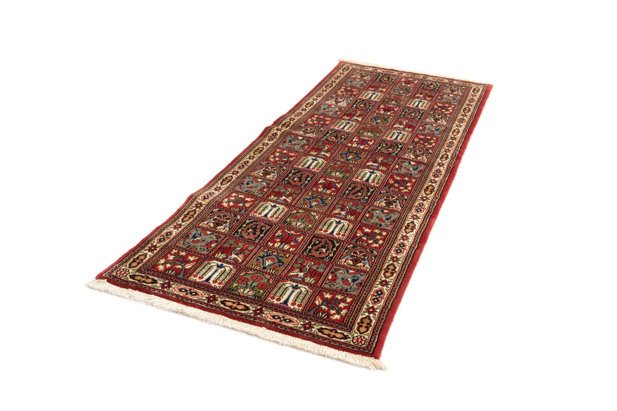2' 6 x 6' 10 Hand Knotted Qom Persian Runner Rug